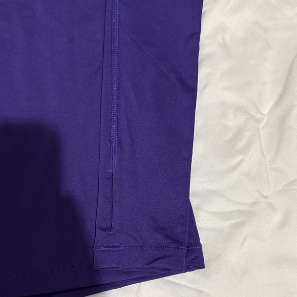 Nike Pro Women's Vivid Purple Long Sleeve Tee - Picture 3 of 6